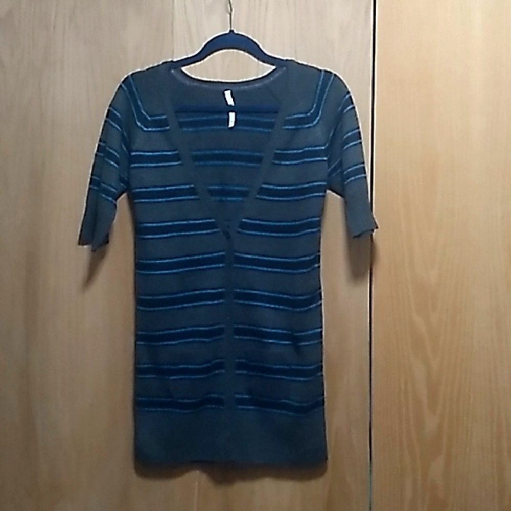 Women's long sweater.